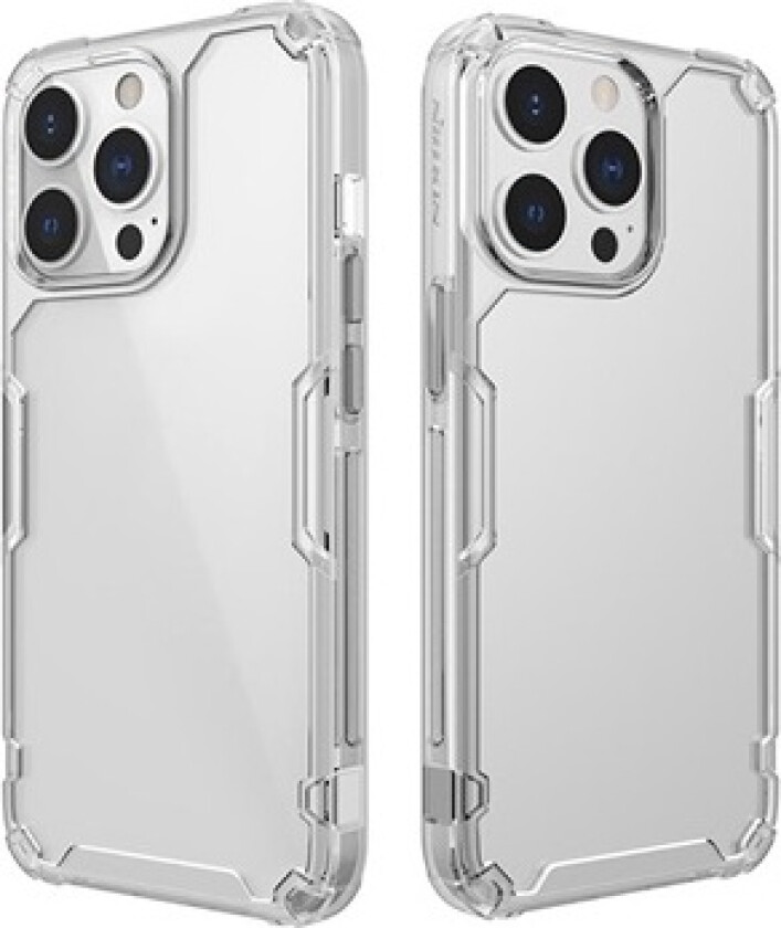Nature TPU Pro iPhone 13 Pro Hybrid-deksel - Gjennomsiktig