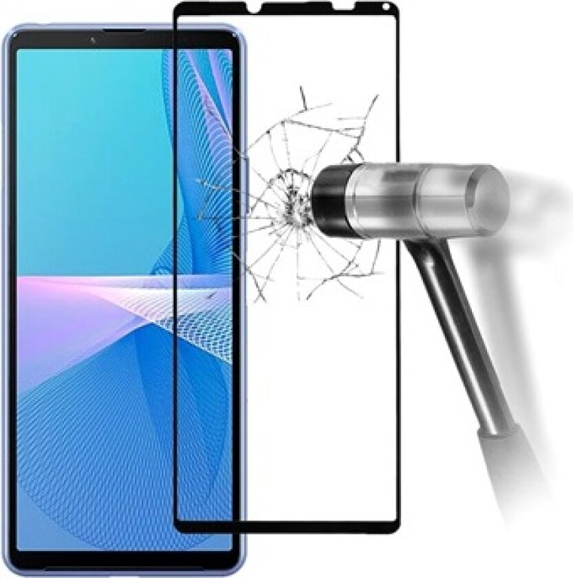 Full Cover Sony Xperia 5 III Skjermbeskyttere Panzerglass - Svart