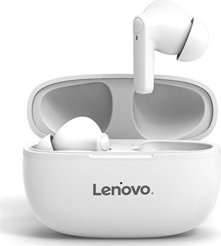HT05 TWS Øretelefoner med Bluetooth 5.0 - Hvit
