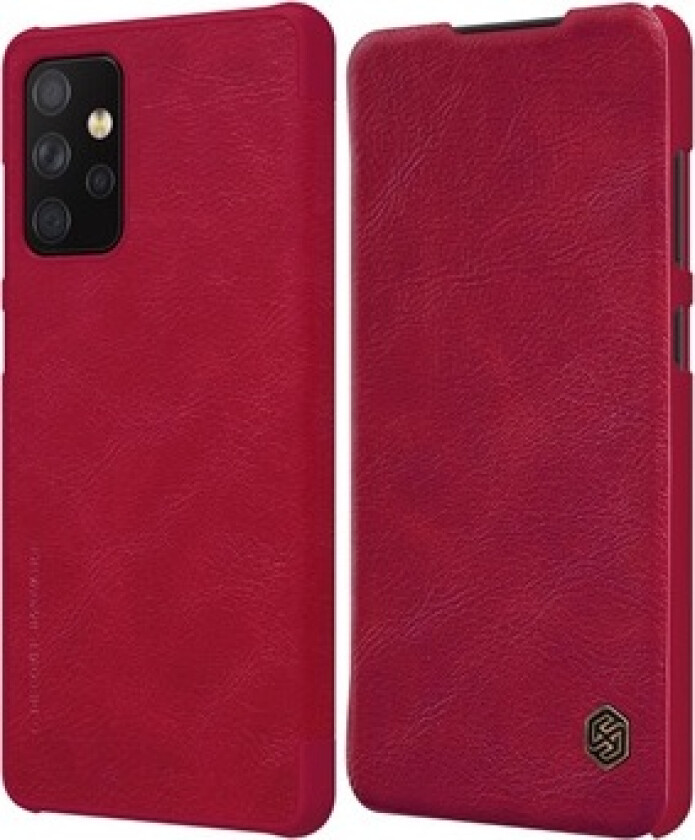 Qin Samsung Galaxy A72 5G Flip-deksel - Rød