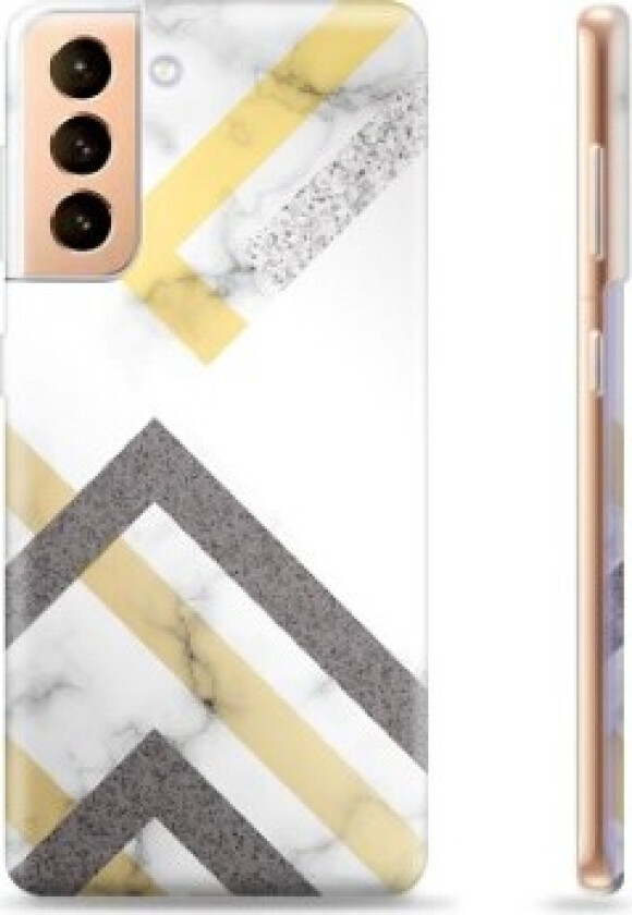 Samsung Galaxy S21+ 5G TPU-deksel - Abstrakt Marmor