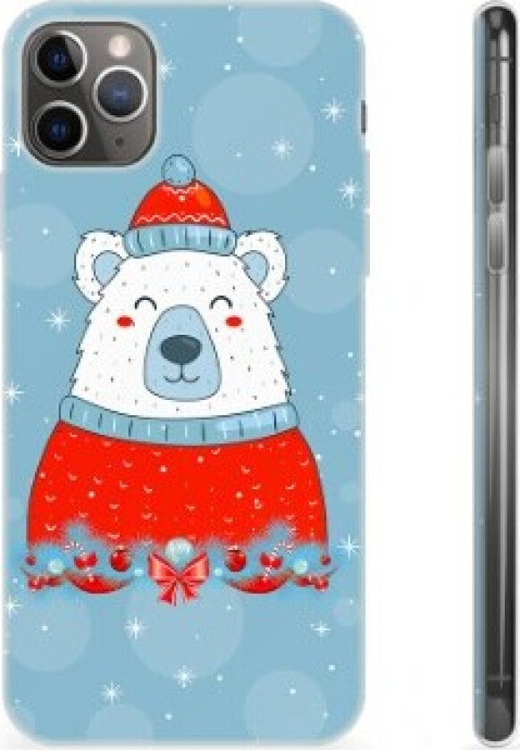 iPhone 11 Pro Max TPU-deksel - Julebjørn