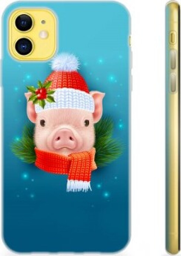 iPhone 11 TPU-deksel - Julegris