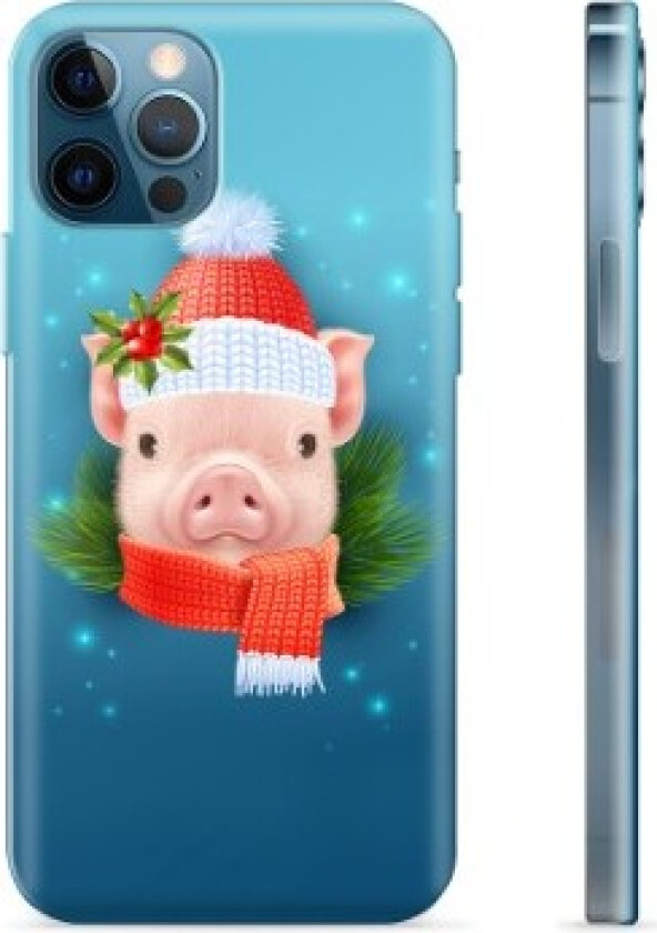 iPhone 12 Pro TPU-deksel - Julegris