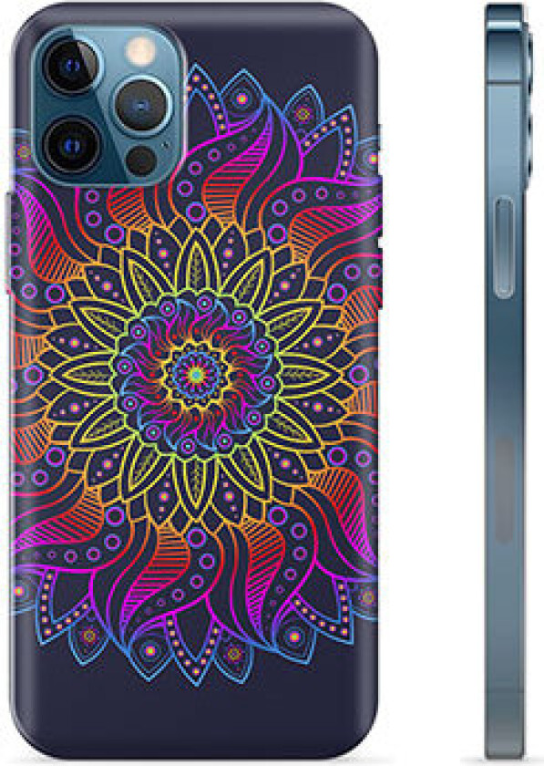 iPhone 12 Pro TPU-deksel - Fargerik Mandala