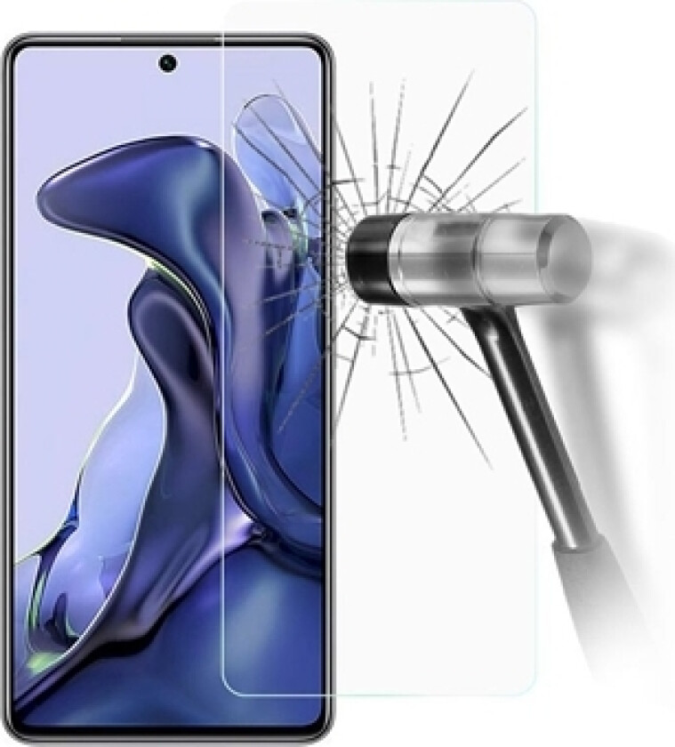 Xiaomi 11T/11T Pro Skjermbeskyttere Panzerglass - 9H, 0.3mm - Klar