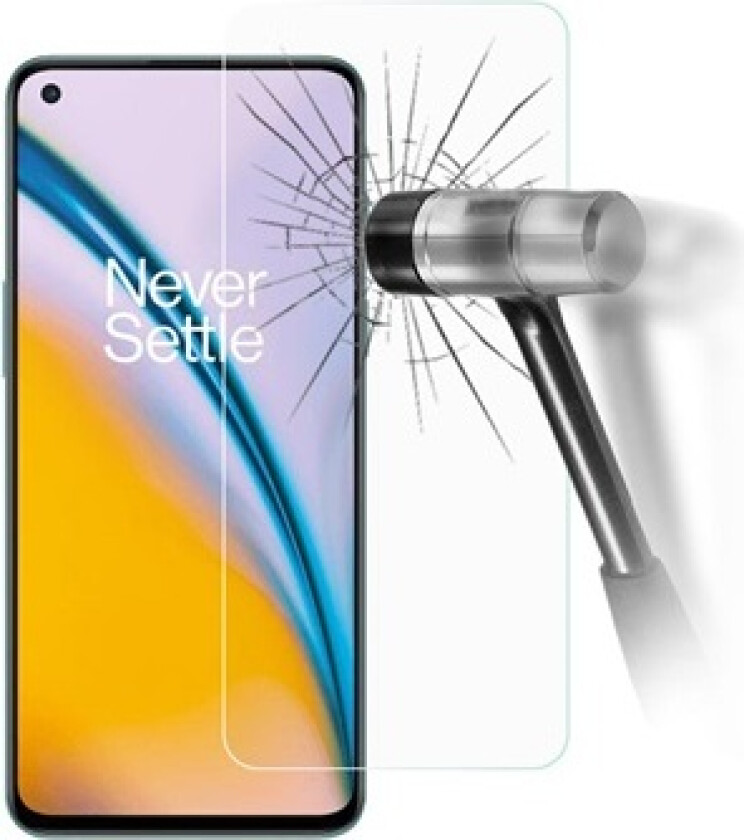 OnePlus Nord 2 5G Skjermbeskyttere Panzerglass - 9H, 0.3mm - Klar