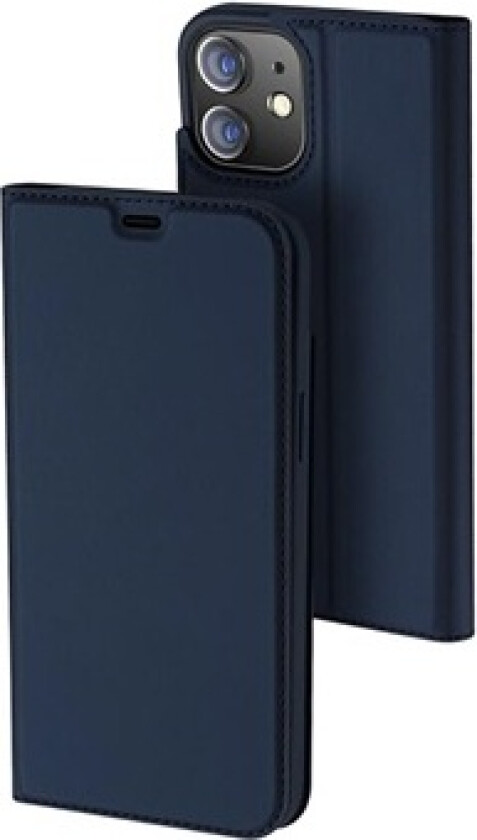 Skin Pro iPhone 12/12 Pro Flip-deksel - Mørkeblå