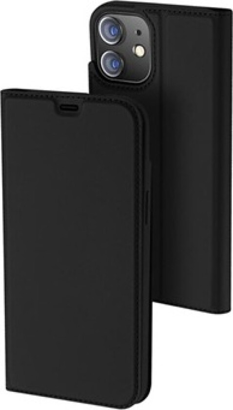 Skin Pro iPhone 12/12 Pro Flip-deksel - Svart