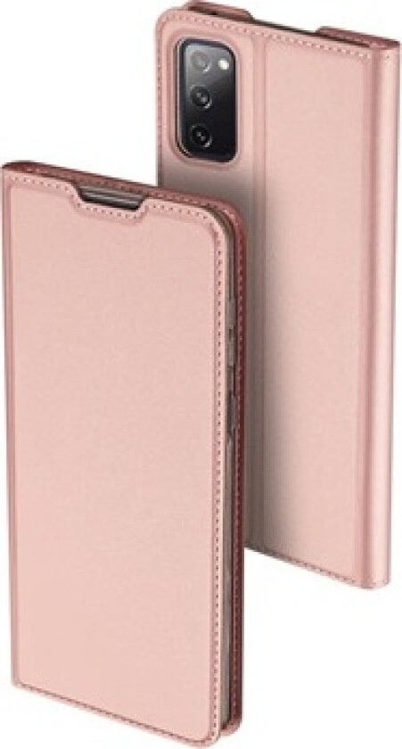 Skin Pro Samsung Galaxy S20 FE Flip-deksel - Roségull