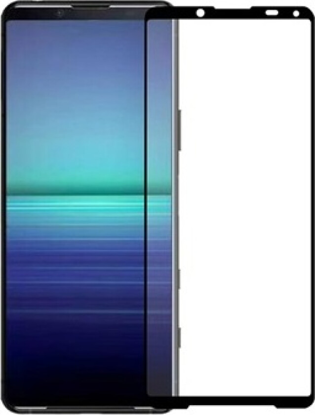 Full Dekning Sony Xperia 5 II Skjermbeskyttere Panzerglass - Svart