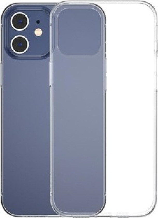 Baseus Simple iPhone 12 mini TPU-deksel - Gjennomsiktig