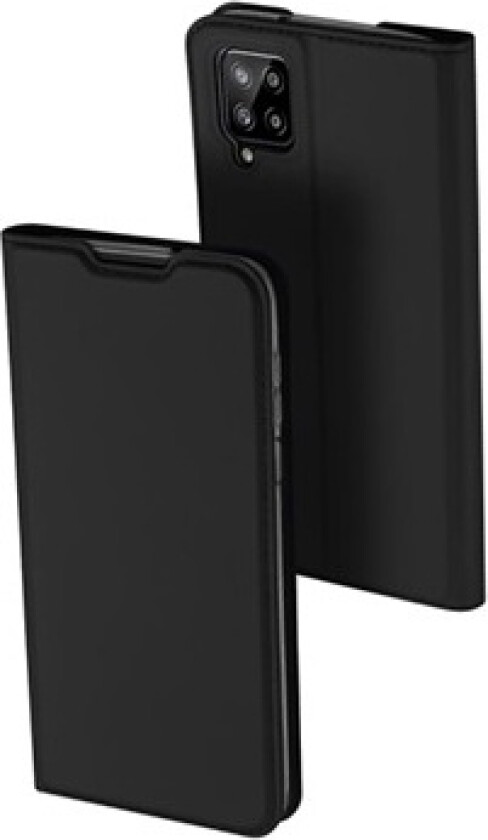 Skin Pro Samsung Galaxy A12 Flip-deksel - Svart