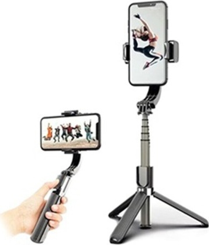 Selfiestang med Gimbal Stabilisator og Trebent Stativ L08