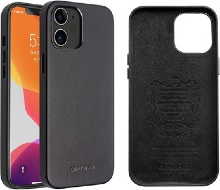 Premium iPhone 12/12 Pro Skinndeksel - Svart