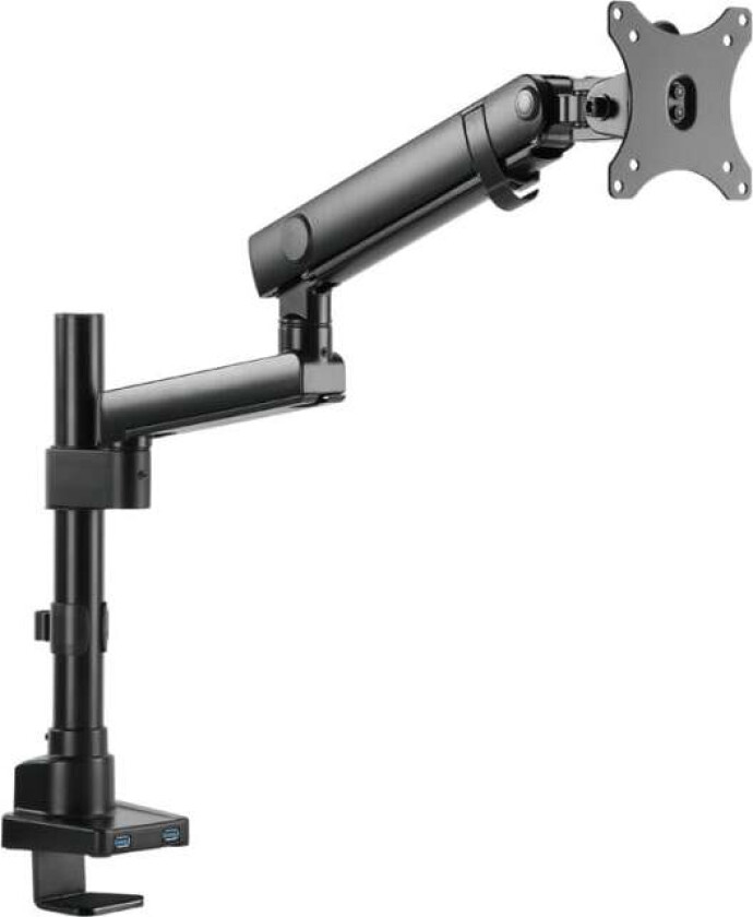 Maxmount Skjermstativ Slim Med Usb 3.0 Hub - 1 Skjerm