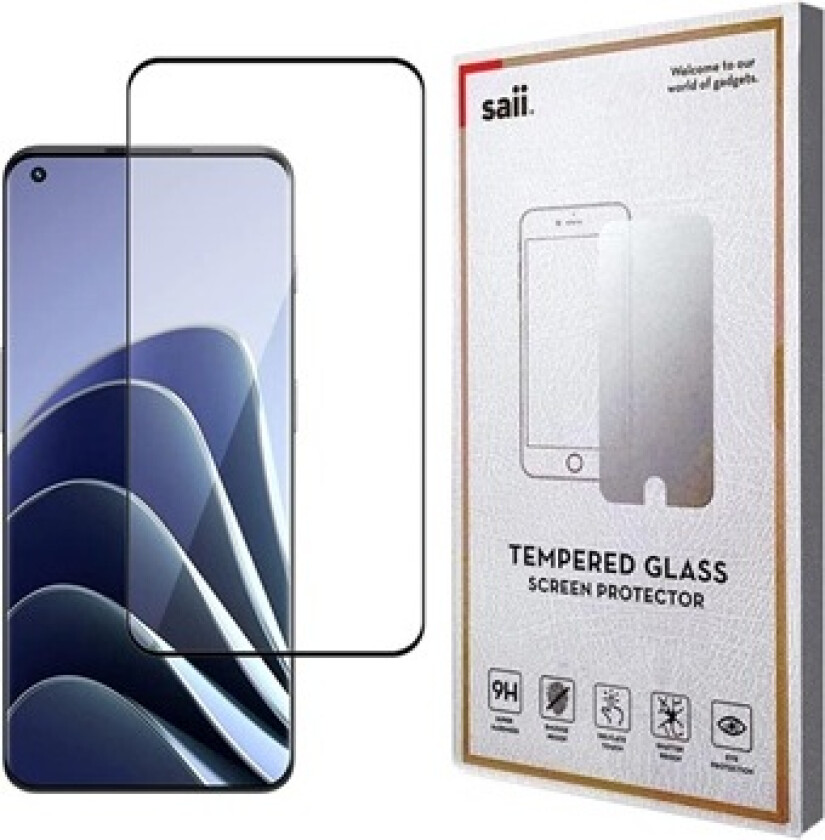 3D Premium OnePlus 10 Pro Skjermbeskyttere Panzerglass - 2 Stk.