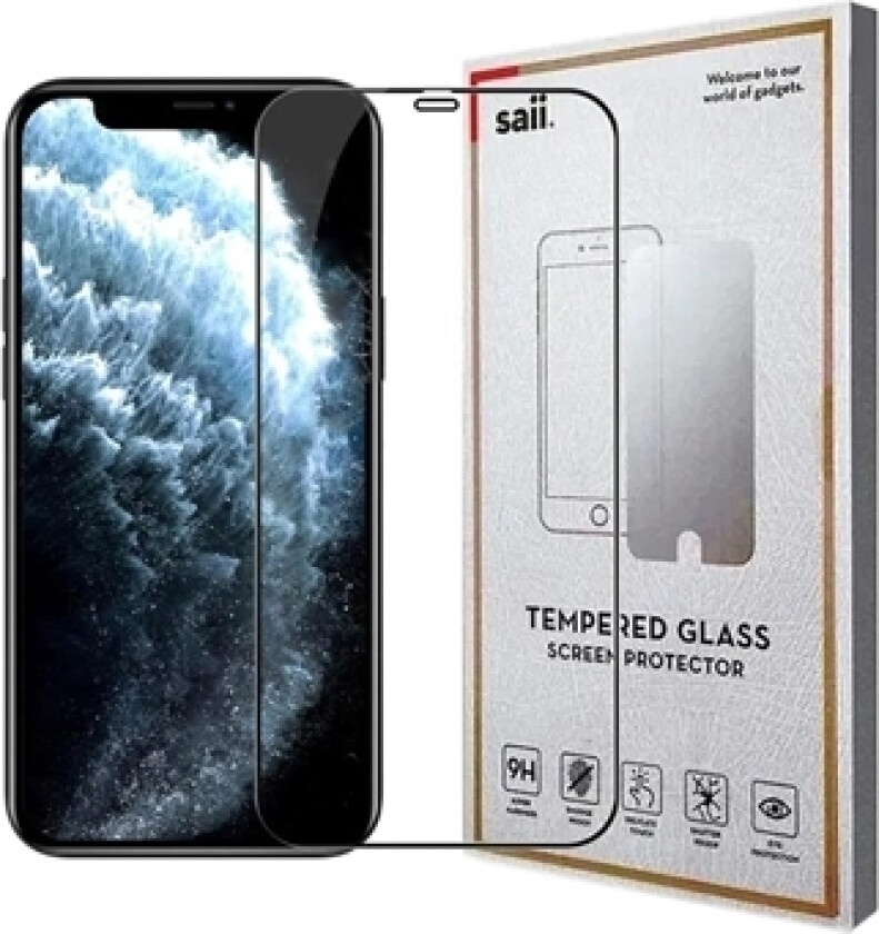 3D Premium iPhone 12 Pro Max Skjermbeskyttere Panzerglass - 2 Stk.