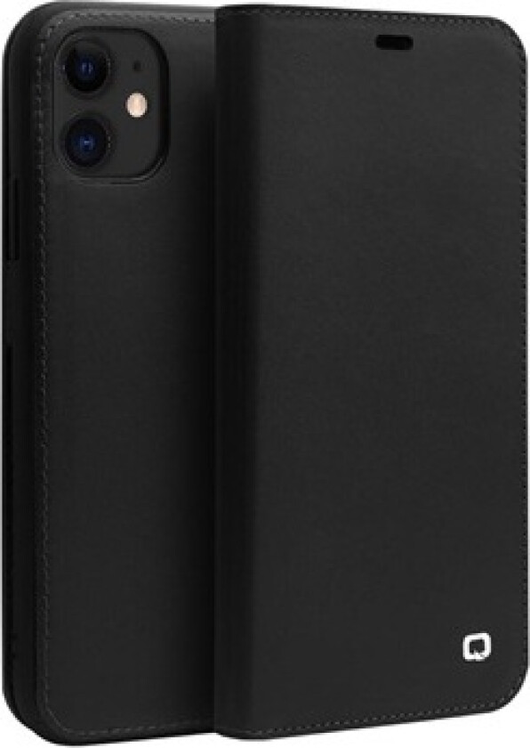 Classic iPhone 11 Lommebok-deksel I Lær - Svart