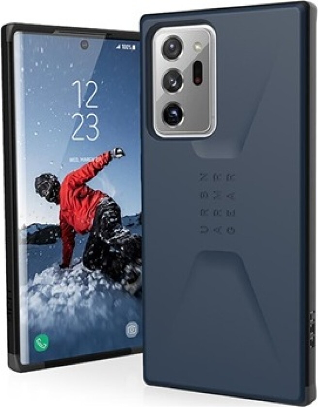Civilian Samsung Galaxy Note20 Ultra Hybrid-deksel - Blå