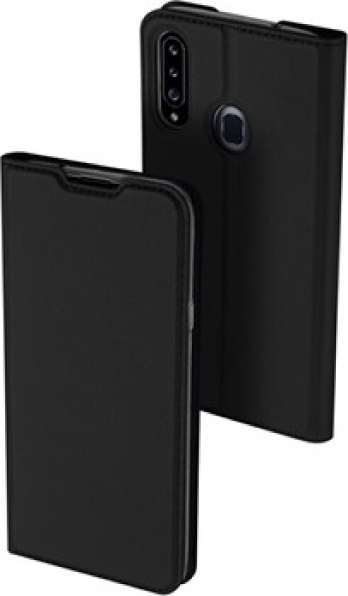 Skin Pro Samsung Galaxy A20s Flip-deksel - Svart