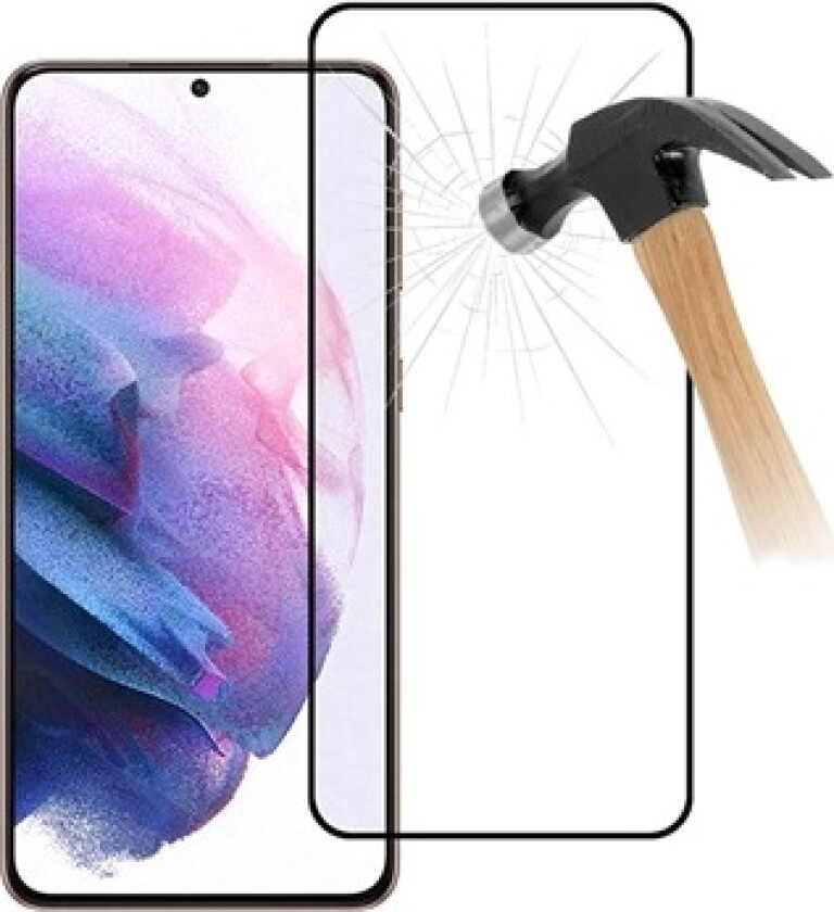 Full Cover Samsung Galaxy S21+ 5G Skjermbeskyttere Panzerglass - Svart