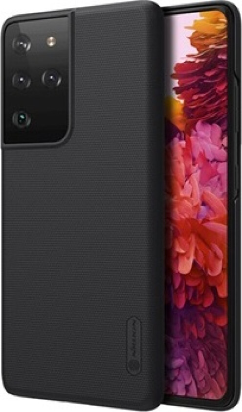 Super Frosted Shield Samsung Galaxy S21 Ultra 5G Deksel - Svart