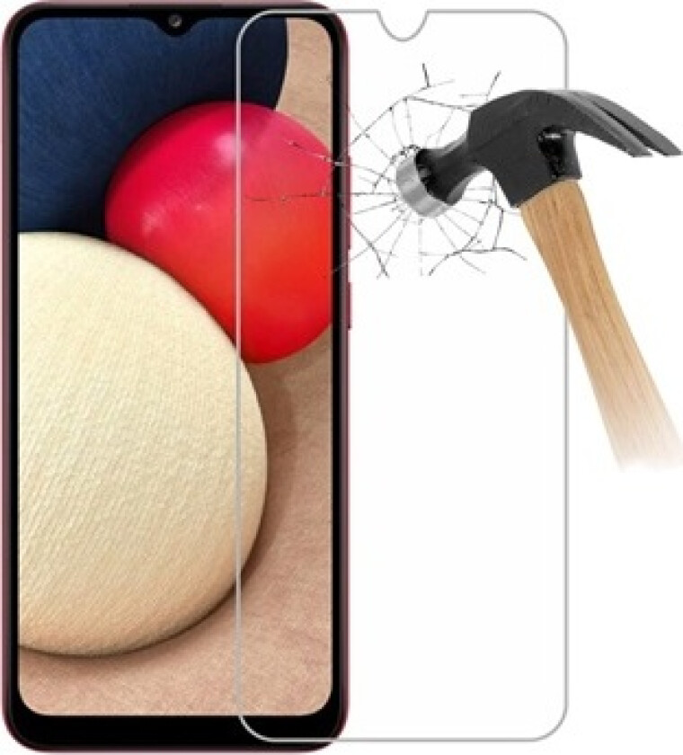 Samsung Galaxy A02s Skjermbeskyttere Panzerglass - 9H, 0.3mm - Gjennomsiktig