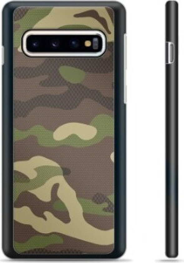 Samsung Galaxy S10+ Beskyttelsesdeksel - Kamuflasje