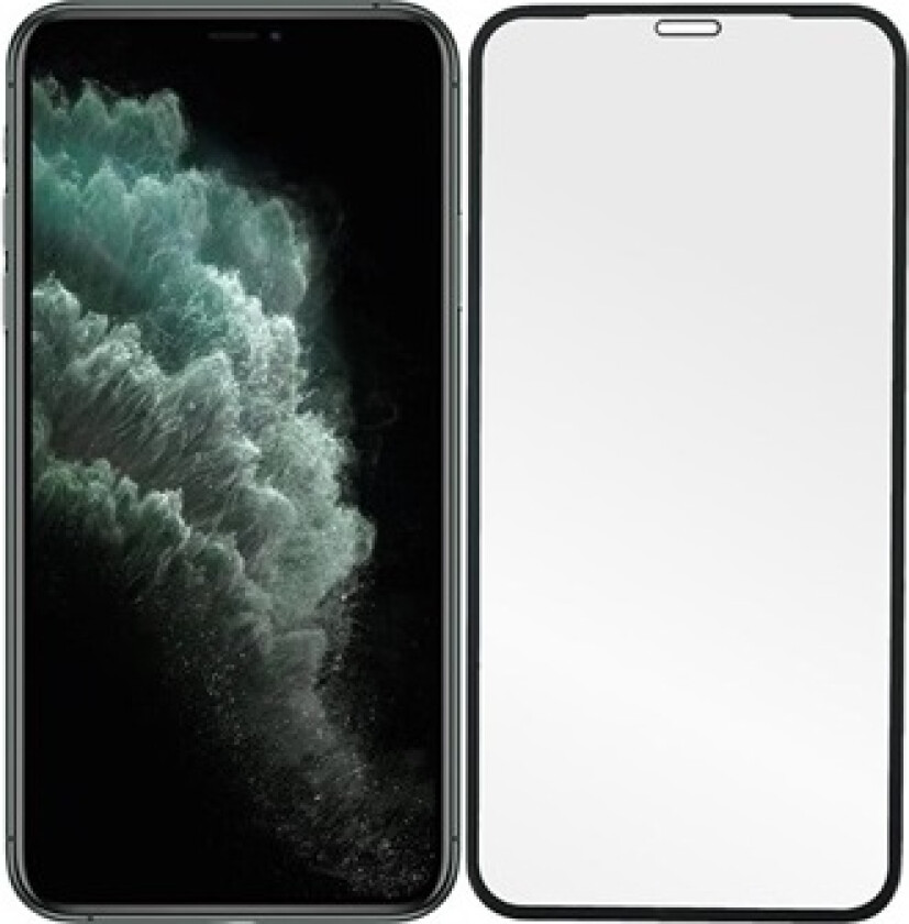 3D iPhone X/XS/11 Pro Skjermbeskyttere Panzerglass - Svart