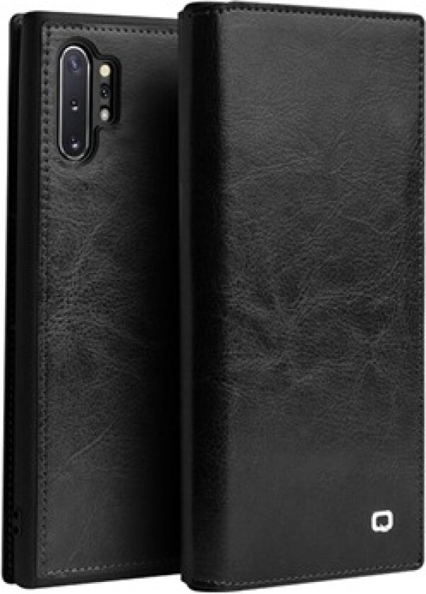 Classic Samsung Galaxy Note10+ Lommebok-deksel I Lær - Svart