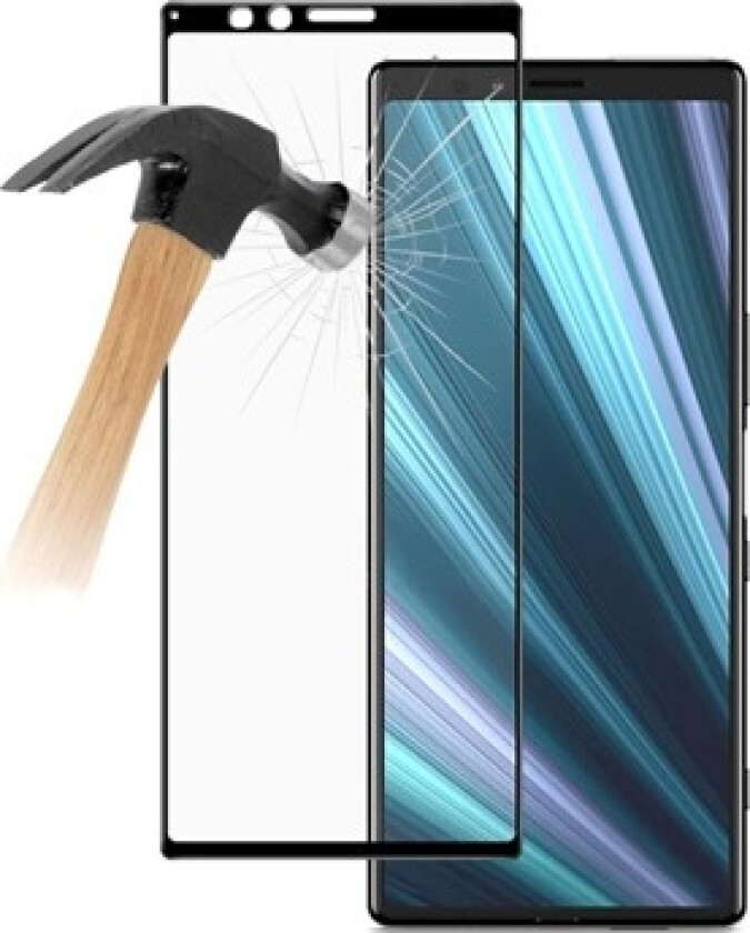 Full Størrelse Sony Xperia 1 Skjermbeskyttere Panzerglass - Svart