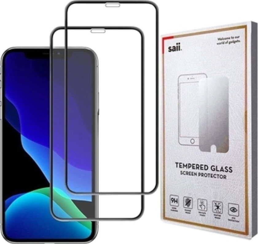 3D Premium iPhone 11 Skjermbeskyttere Panzerglass - 9H - 2Pcs.