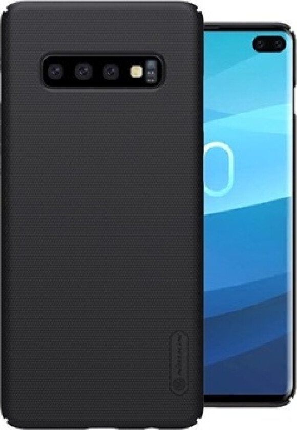 Super Frosted Shield Samsung Galaxy S10+ Deksel - Svart