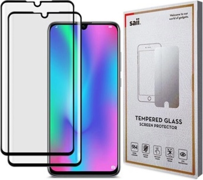 3D Premium Huawei P30 Skjermbeskyttere Panzerglass - 2 Stk.