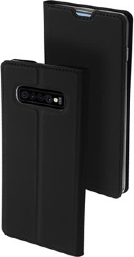 Skin Pro Samsung Galaxy S10+ Flip-deksel - Svart