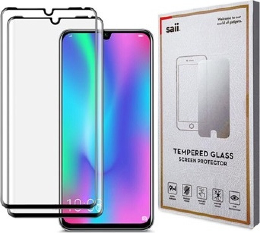 3D Premium Huawei P30 Pro Skjermbeskyttere Panzerglass - 2 Stk.