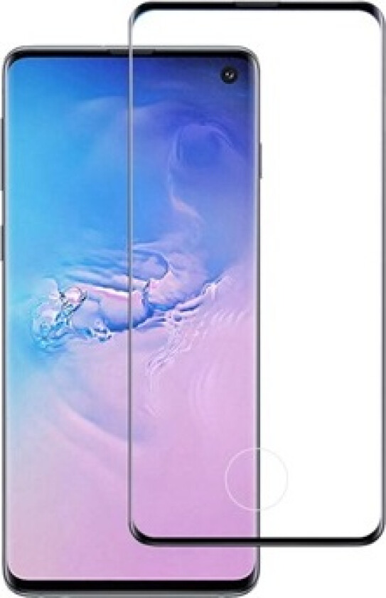 3D Samsung Galaxy S10 Skjermbeskyttere Panzerglass - Svart