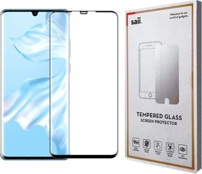 3D Premium Huawei Mate 20 Pro Skjermbeskyttere Panzerglass - 2 Stk.