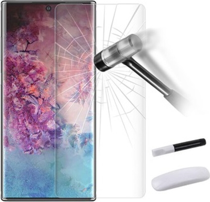 Samsung Galaxy Note10+ Skjermbeskyttere Panzerglass med UV-Lys