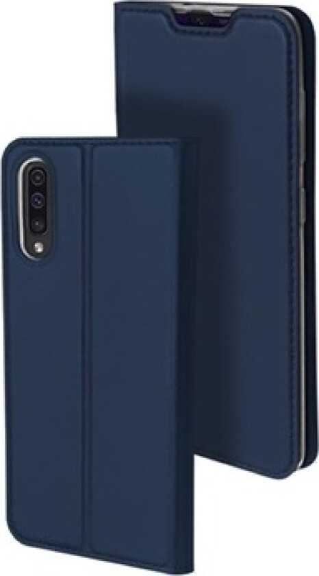 Skin Pro Samsung Galaxy A50 Flip-deksel - Mørkeblå