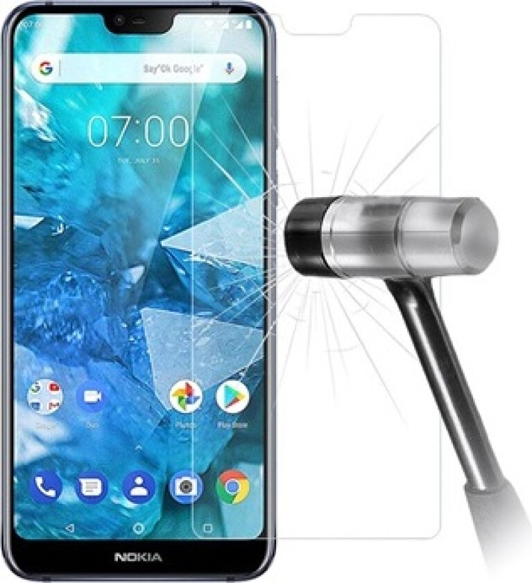 Nokia 8.1 Skjermbeskyttere Panzerglass - 9H - Klar