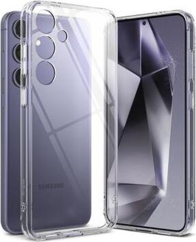 Samsung Galaxy S24+ Ringke Fusion Hybrid-deksel - Gjennomsiktig