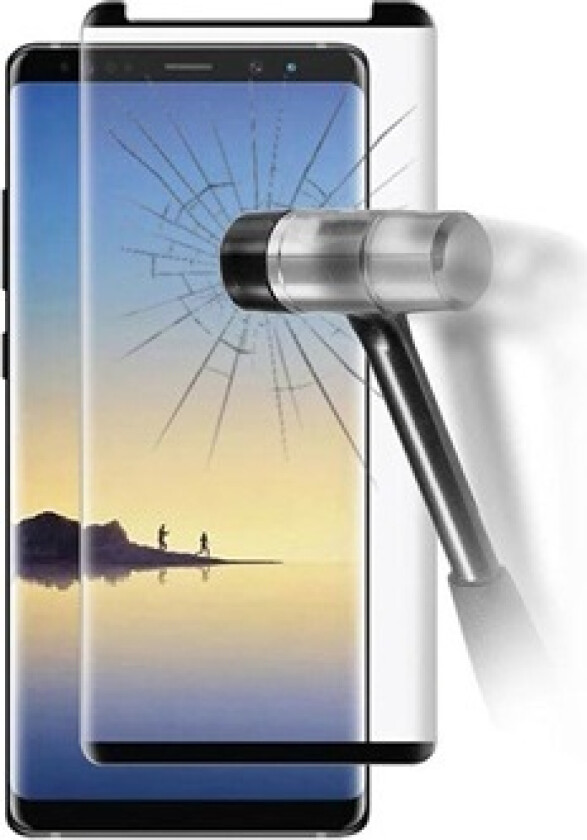 Full Dekning Samsung Galaxy Note9 Skjermbeskyttere Panzerglass - Svart