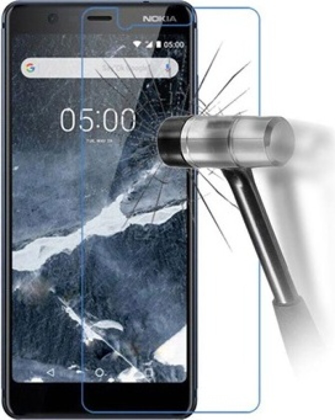 Nokia 5.1 Skjermbeskyttere Panzerglass - 9H, 0.3mm - Klar
