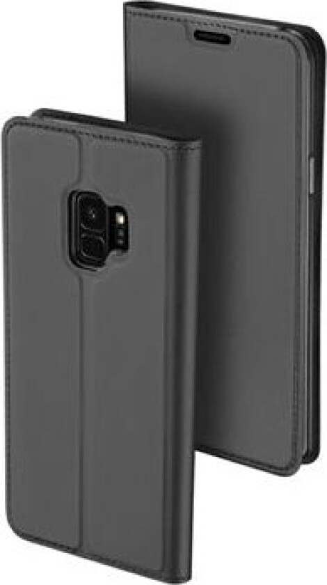 Samsung Galaxy S9 Dux Ducis Skin Pro Flip-deksel - Mørkgrå