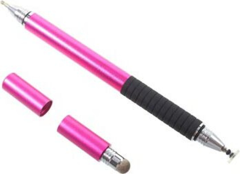 Stylish 3-i-1 Multifunksjonell Stylus-penn & Kulepenn - Varm Rosa