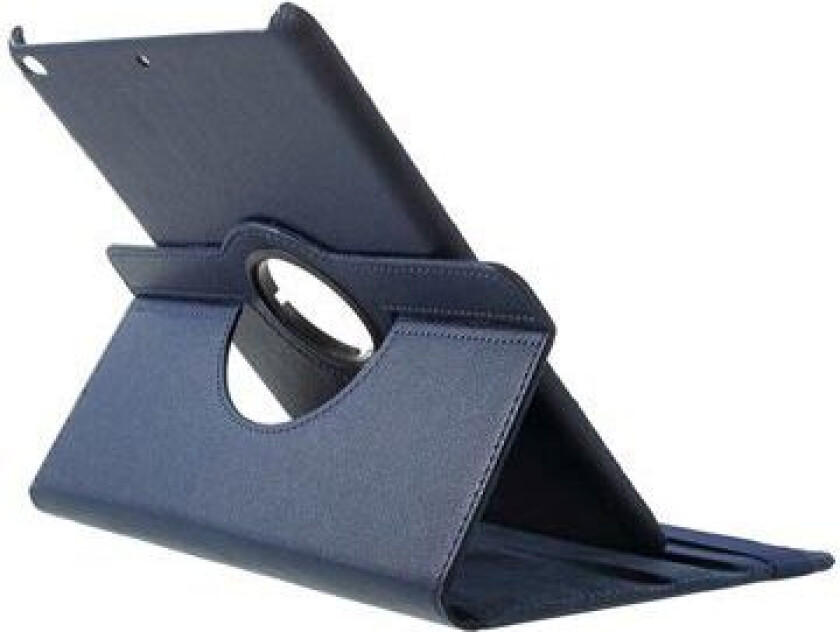 iPad 9.7 2017/2018 Roterende Deksel - Mørkeblå