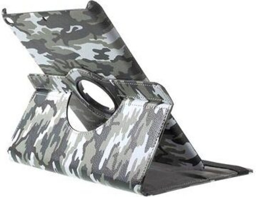 iPad 9.7 2017/2018 Roterende Deksel - Kamuflasje