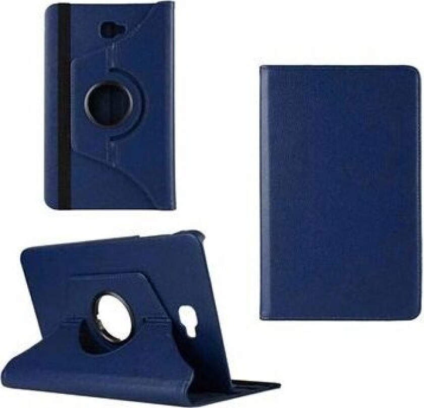 Samsung Galaxy Tab A 10.1 (2016) T580, T585 Roterende Deksel - Mørkeblå